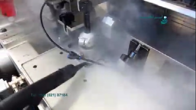 نظافت تجهیزات صنعتی با بخارشوی  - cleaning industrial equipment with steam cleaner 