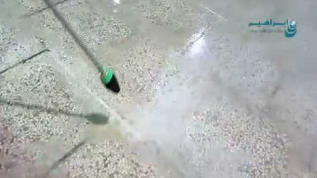 رسوب زدایی از کف پوش ها با واترجت  - Decontamination of flooring with high pressure washer 