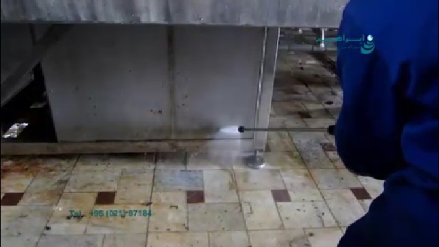 نظافت موثر و با کیفیت در صنایع غذایی با واترجت  - Effective and quality cleaning in the food industry with high pressure washer 