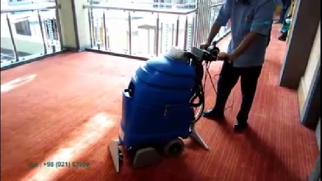 شستشوی موکت با دستگاه فرش شوی  - washing carpet with carpet cleaner