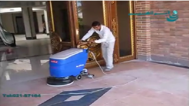کاربرد اسکرابر در نظافت سطوح  - Scrubber application in surface cleaning 
